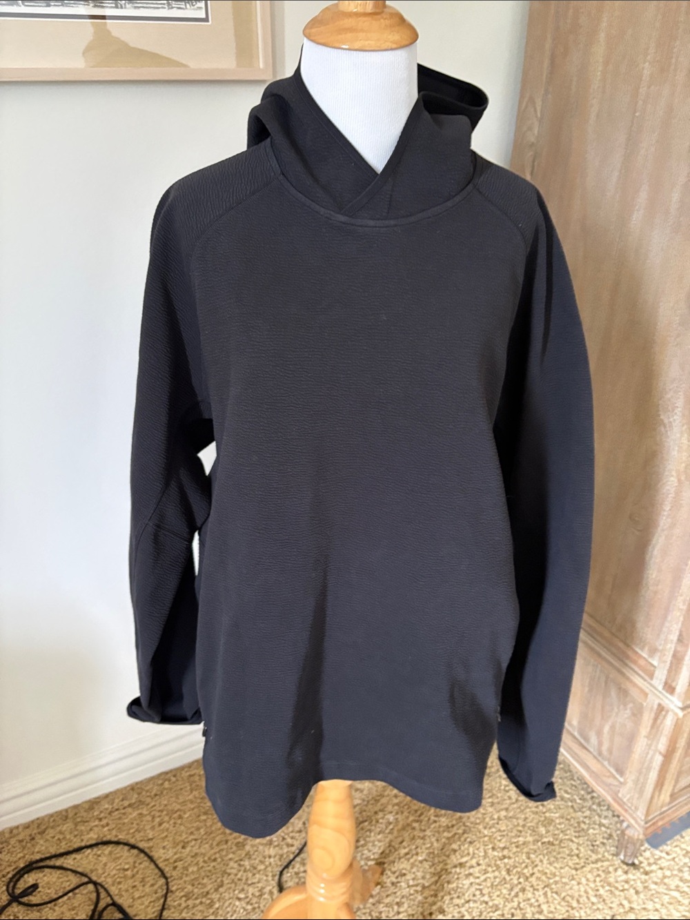 lululemon athletica Black Crewneck Sweater